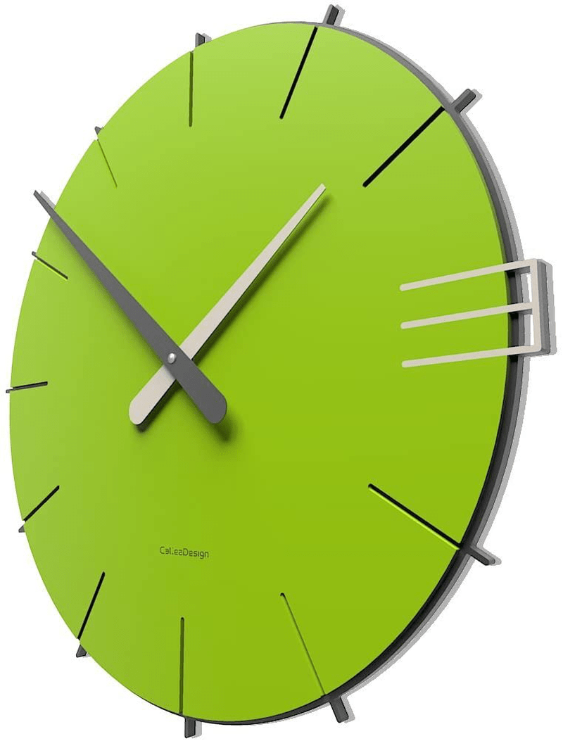CalleaDesign 17.7" Wall Clock Mike Terracotta Home & Garden > Decor > Clocks > Wall Clocks CalleaDesign Apple Green  