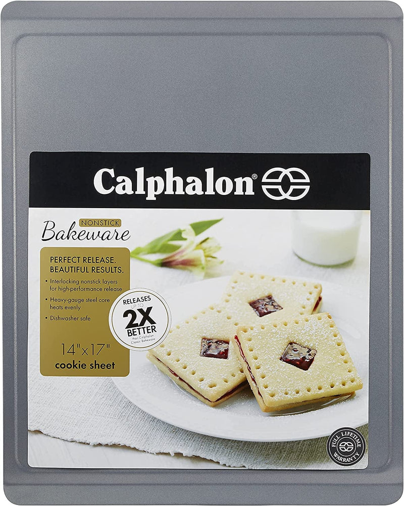 Calphalon Nonstick Bakeware, Cookie Sheet, 14-Inch by 17-Inch Home & Garden > Kitchen & Dining > Cookware & Bakeware Calphalon   