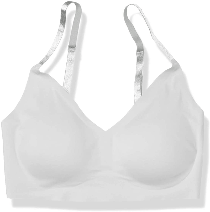 Calvin Klein Women's Invisibles Comfort Seamless Wirefree Lightly Lined Triangle Bralette Bra