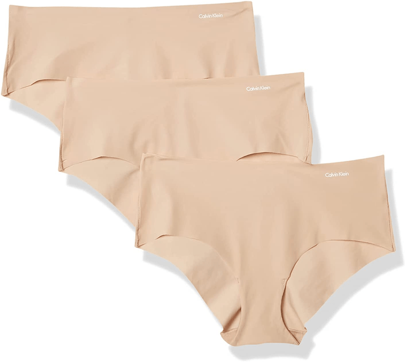 Calvin Klein Women's Invisibles Hipster Multipack Panty Apparel & Accessories > Clothing > Underwear & Socks > Underwear Calvin Klein Light Caramel Pack 3 Small