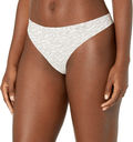 Calvin Klein Women's Invisibles Thong Multi-Pack Panty Apparel & Accessories > Clothing > Underwear & Socks > Underwear Calvin Klein Brushing Leopard 1 Medium