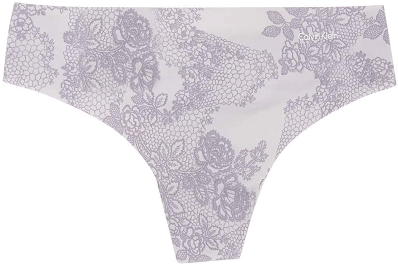 Calvin Klein Women's Invisibles Thong Multi-Pack Panty Apparel & Accessories > Clothing > Underwear & Socks > Underwear Calvin Klein Delicate Lace Nimbus 1 X-Small
