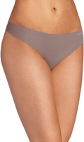 Calvin Klein Women's Invisibles Thong Multi-Pack Panty Apparel & Accessories > Clothing > Underwear & Socks > Underwear Calvin Klein French Roast 1 X-Large