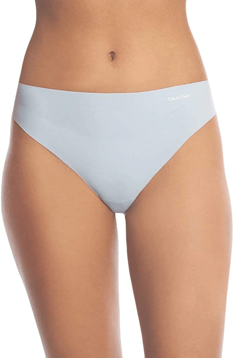 Calvin Klein Women's Invisibles Thong Multi-Pack Panty Apparel & Accessories > Clothing > Underwear & Socks > Underwear Calvin Klein Dusty Periwinkle 1 Medium