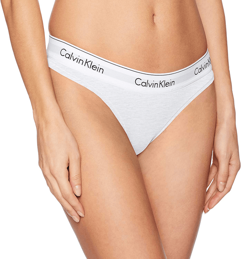 Calvin Klein Women's Modern Cotton Thong Panty Apparel & Accessories > Clothing > Underwear & Socks > Underwear Calvin Klein Wedgewood Heather Large 