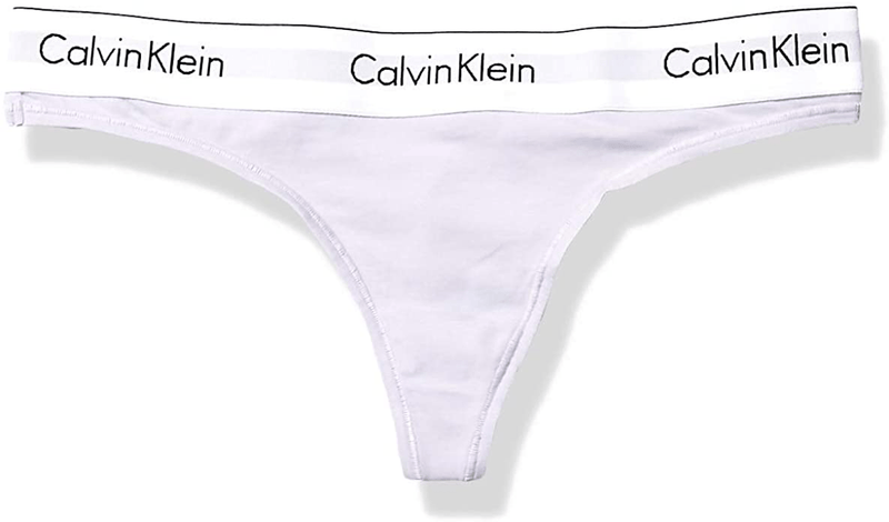 Calvin Klein Women's Modern Cotton Thong Panty Apparel & Accessories > Clothing > Underwear & Socks > Underwear Calvin Klein Purple Aurora Large 