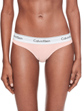 Calvin Klein Women's Modern Cotton Thong Panty  Calvin Klein Nymph's Thigh 1X 