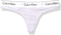 Calvin Klein Women's Modern Cotton Thong Panty  Calvin Klein Purple Aurora Large 