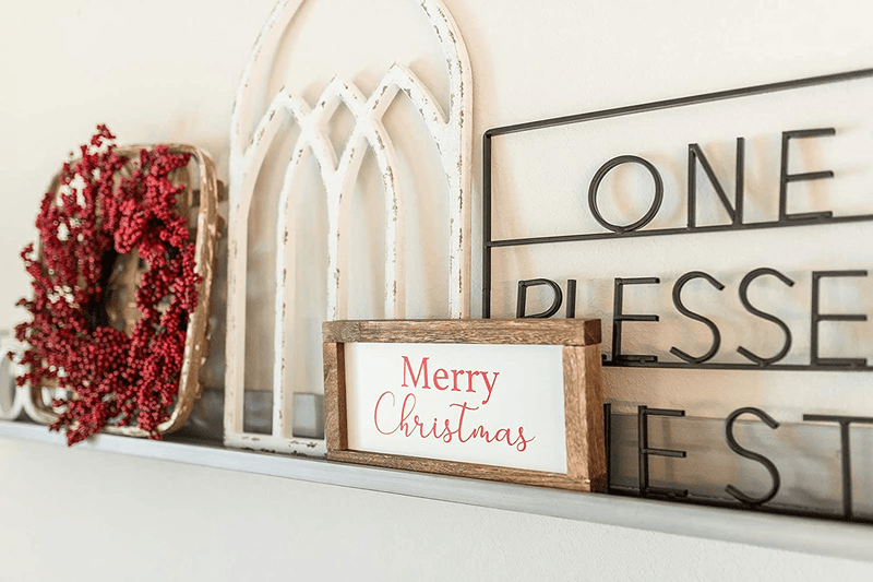 Cam n Honey Reversible Hello Fall/Merry Christmas Rustic Wood Sign-Farmhouse Home Thanksgiving and Holiday Decor