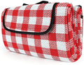 Camco Classic Red & White Checkered Picnic Blanket with Waterproof Backing - Includes Convenient Carry Strap|Comfortable and Durable Material|Measures 51" x 59" - (42803) Home & Garden > Lawn & Garden > Outdoor Living > Outdoor Blankets > Picnic Blankets Camco Red/White Standard Packaging 