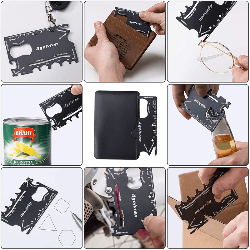Camping Accessories Multitool, Camping Axe, Unique Anniversary Christmas Birthday Gifts for Men Husband Dad Boyfriend, 16-In-1 Cool Gadgets Survival Gear and Equitment, Stocking Stuffers
