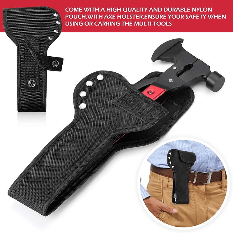 Camping Accessories Multitool, Camping Axe, Unique Anniversary Christmas Birthday Gifts for Men Husband Dad Boyfriend, 16-In-1 Cool Gadgets Survival Gear and Equitment, Stocking Stuffers Sporting Goods > Outdoor Recreation > Camping & Hiking > Camping Tools Agelvren   