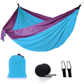 Camping Hammock Gear, Portable Camping Furniture, Outdoor Hiking Gifts,Double/Single（Blue&Purple） Home & Garden > Lawn & Garden > Outdoor Living > Hammocks Bilim Blue&purple  