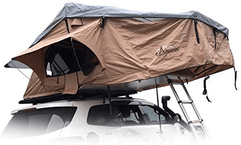 Campoint 2-3 Person Sunroof Rooftop Tent with Skyline Rainfly and Ladder Sporting Goods > Outdoor Recreation > Camping & Hiking > Tent Accessories Campoint   