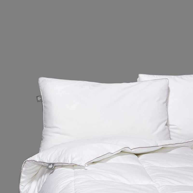 Canadian down & Feather Co. - All Season Gel Microfiber down Alternative Duvet Comforter Twin Size - Machine Washable - 300 TC Shell 100% Cotton - Oeko TEX Certified