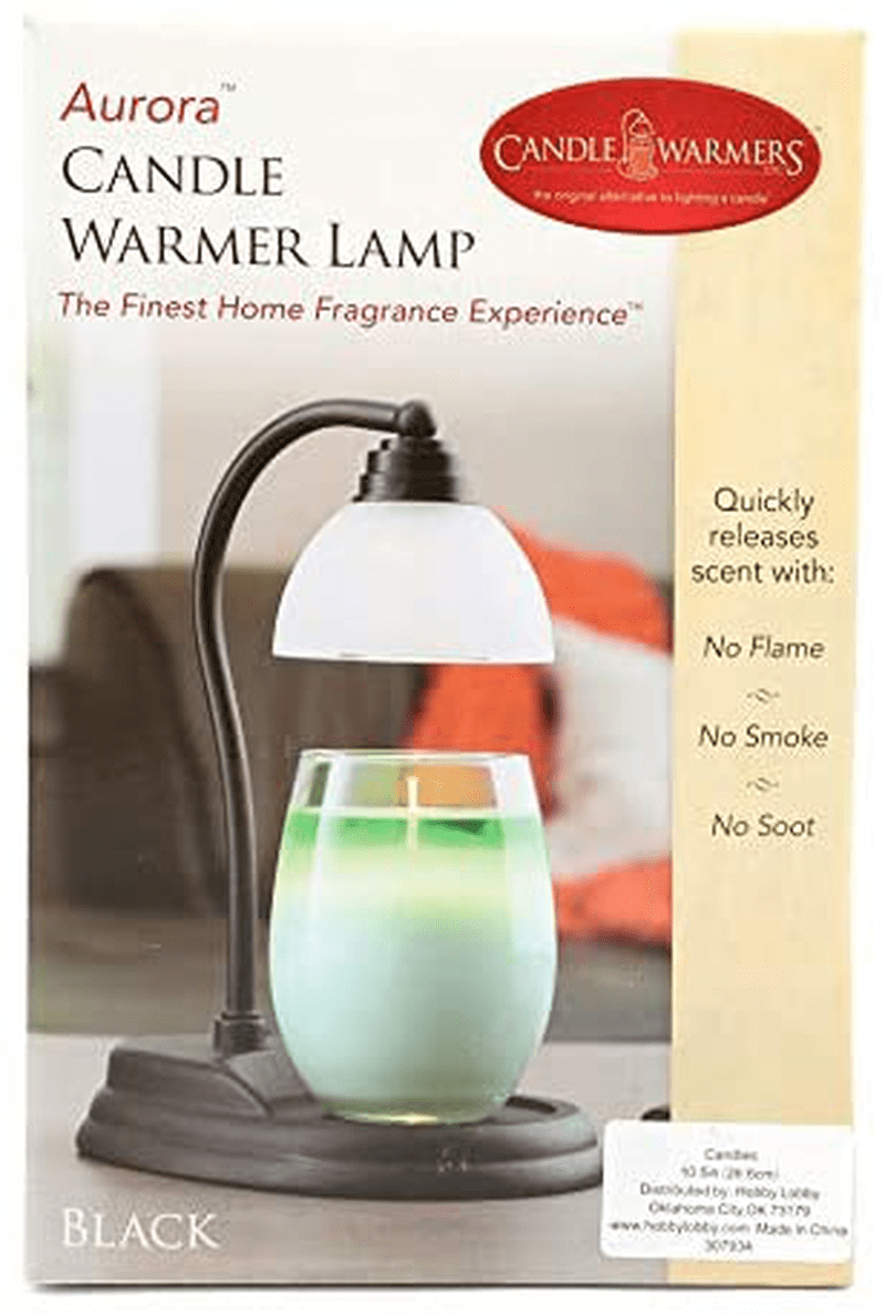 Candle Warmers Aurora Lamp, Black, 10-1/2 x 5 Inches Home & Garden > Decor > Home Fragrance Accessories > Candle Holders Mardel Default Title  