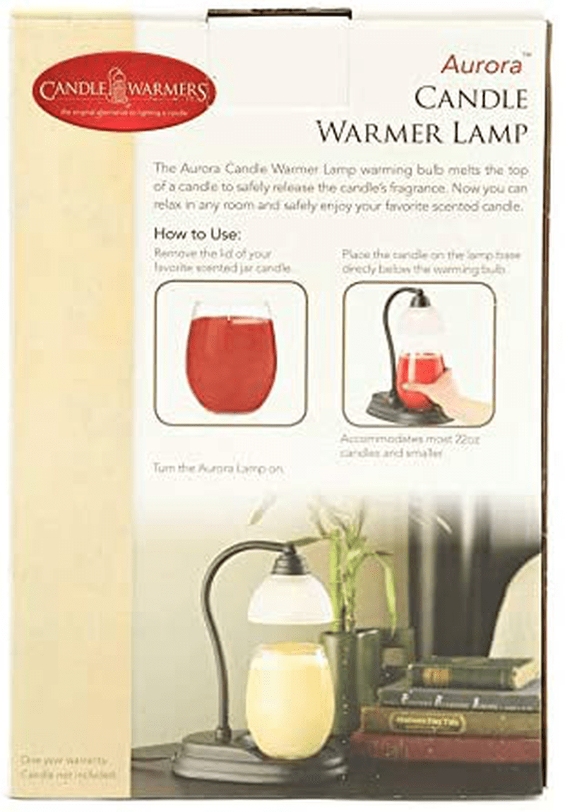 Candle Warmers Aurora Lamp, Black, 10-1/2 x 5 Inches Home & Garden > Decor > Home Fragrance Accessories > Candle Holders Mardel   