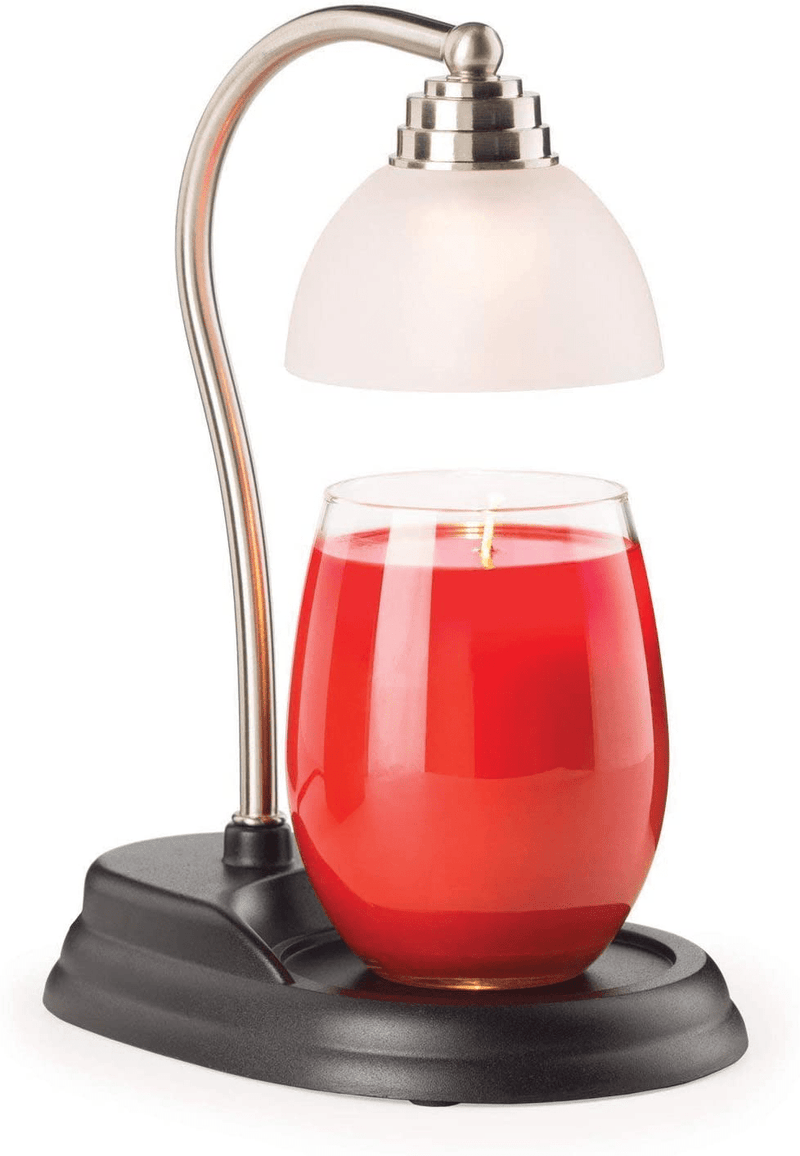 CANDLE WARMERS ETC Aurora Candle Warmer Lamp for Top-Down Candle Melting, Pewter Home & Garden > Decor > Home Fragrance Accessories > Candle Holders CANDLE WARMERS ETC   