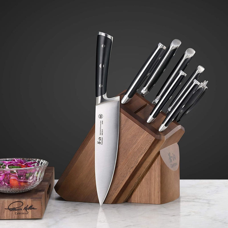 Cangshan H Series 1026160 German Steel Forged 10-Piece Knife Block Set Home & Garden > Kitchen & Dining > Kitchen Tools & Utensils > Kitchen Knives Cangshan   