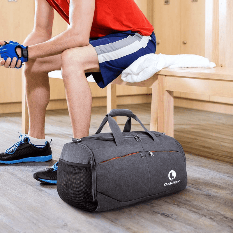 Canway Sports Gym Bag, Travel Duffel bag with Wet Pocket & Shoes Compartment for men women, 45L, Lightweight Home & Garden > Household Supplies > Storage & Organization CANWAY   