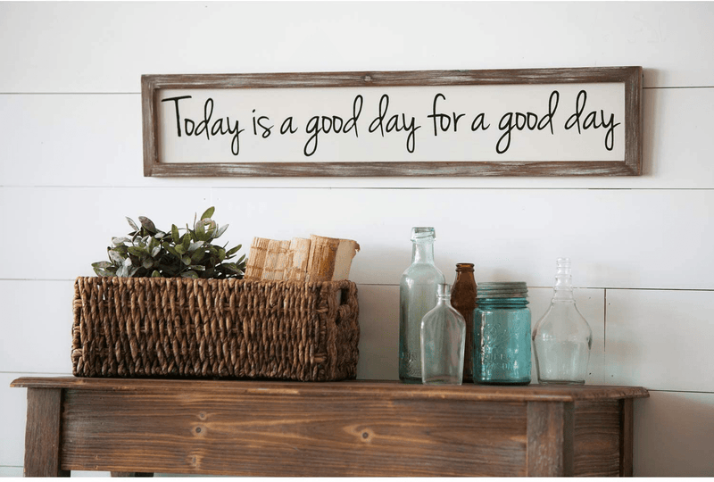 Cape Craftsmen Today is a Good Day Wall Art - 6 x 2 x 30 Inches Home & Garden > Decor > Artwork > Sculptures & Statues Cape Craftsmen   