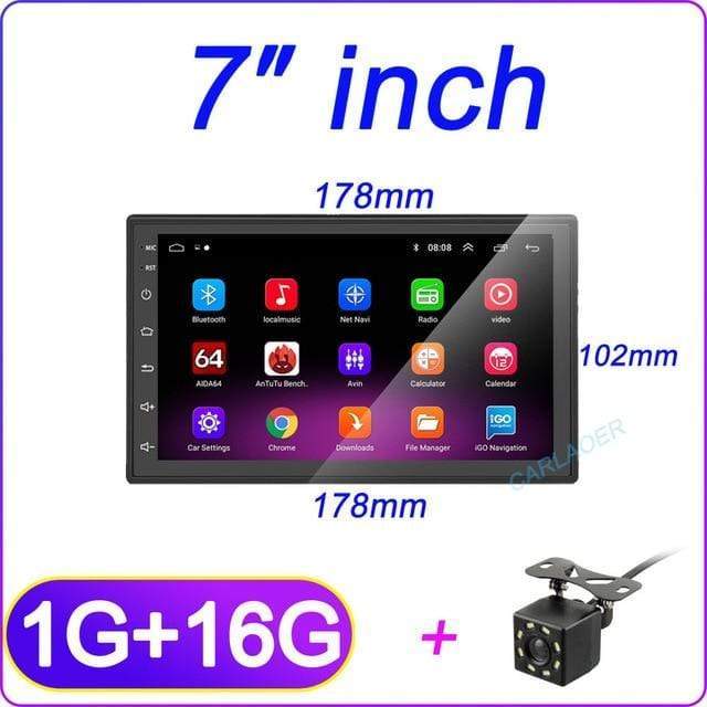 Car Radio 2 din 10″ Android Multimedia Player GPS WIFI Bluetooth Vehicles & Parts > Vehicle Parts & Accessories > Motor Vehicle Electronics KOL DEALS Russian Federation 7 inch 1G 16G cam 