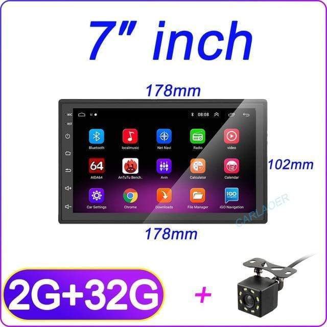 Car Radio 2 din 10″ Android Multimedia Player GPS WIFI Bluetooth Vehicles & Parts > Vehicle Parts & Accessories > Motor Vehicle Electronics KOL DEALS Russian Federation 7 inch 2G 32G cam 