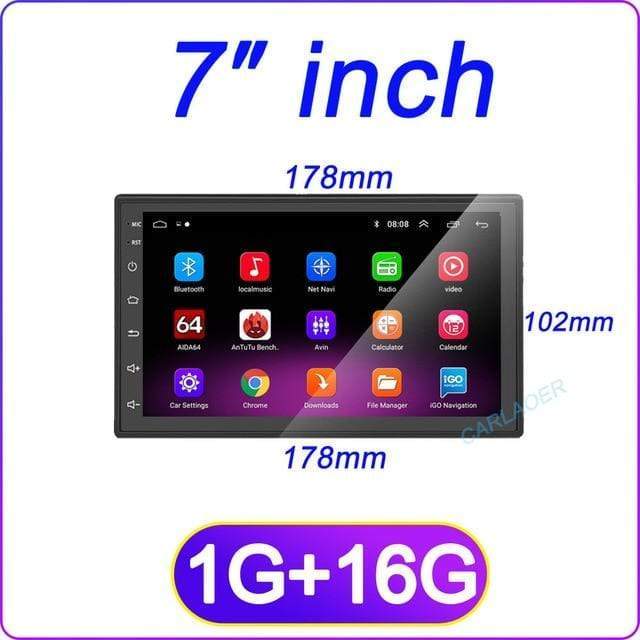 Car Radio 2 din 10″ Android Multimedia Player GPS WIFI Bluetooth Vehicles & Parts > Vehicle Parts & Accessories > Motor Vehicle Electronics KOL DEALS Russian Federation 7 inch 1G 16G 