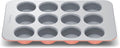 Caraway Non-Stick Ceramic 12-Cup Muffin Pan - Naturally Slick Ceramic Coating - Non-Toxic, PTFE & PFOA Free - Perfect for Cupcakes, Muffins, and More - Cream Home & Garden > Kitchen & Dining > Cookware & Bakeware Caraway Perracotta  