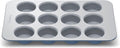 Caraway Non-Stick Ceramic 12-Cup Muffin Pan - Naturally Slick Ceramic Coating - Non-Toxic, PTFE & PFOA Free - Perfect for Cupcakes, Muffins, and More - Cream Home & Garden > Kitchen & Dining > Cookware & Bakeware Caraway Slate  
