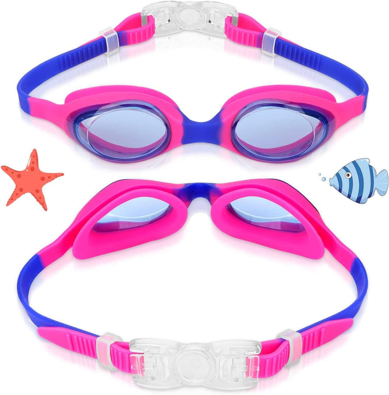Careula Kids Swim Goggles, Swimming Goggles for Boys Girls Kid Toddlers Age 2-10 Sporting Goods > Outdoor Recreation > Boating & Water Sports > Swimming > Swim Goggles & Masks Careula   