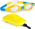 Careula Kids Swim Goggles, Swimming Goggles for Boys Girls Kid Toddlers Age 2-10 Sporting Goods > Outdoor Recreation > Boating & Water Sports > Swimming > Swim Goggles & Masks Careula Yellow/Sky Blue  