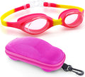 Careula Kids Swim Goggles, Swimming Goggles for Boys Girls Kid Toddlers Age 2-10 Sporting Goods > Outdoor Recreation > Boating & Water Sports > Swimming > Swim Goggles & Masks Careula Pink/Yellow  