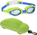 Careula Kids Swim Goggles, Swimming Goggles for Boys Girls Kid Toddlers Age 2-10 Sporting Goods > Outdoor Recreation > Boating & Water Sports > Swimming > Swim Goggles & Masks Careula Green/Blue  