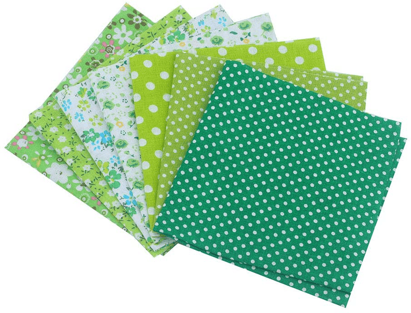 Carmino 60pcs/lot 9.8" x 9.8" (25cm x 25cm) No Repeat Design Printed Floral Cotton Fabric for Patchwork, Sewing Tissue to Patchwork,Quilting Squares Bundles