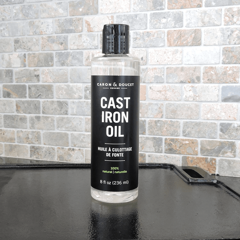 Caron & Doucet - Cast Iron Cleaning & Conditioning Set: Seasoning Oil & Cleaning Soap | 100% Plant-Based & Best for Cleaning Care, Washing, Restoring & Seasoning Cast Iron Skillets, Pans & Grills! Sporting Goods > Outdoor Recreation > Camping & Hiking > Camping Tools CARON & DOUCET   