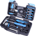 CARTMAN Orange 39-Piece Tool Set - General Household Hand Tool Kit with Plastic Toolbox Storage Case Sporting Goods > Outdoor Recreation > Camping & Hiking > Camping Tools CARTMAN Blue  