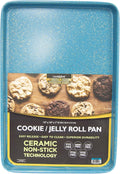 Casaware 15 X 10 X 1-Inch Ultimate Series Commercial Weight Ceramic Non-Stick Coating Cookie/Jelly Roll Pan (Blue Granite) Home & Garden > Kitchen & Dining > Cookware & Bakeware casaWare Blue Granite  