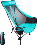 Cascade Mountain Tech Hammock Camp Chair with Adjustable Height - Ultralight for Backpacking, Camping, Sporting Events, Beach, and Picnics with Carry Bag Sporting Goods > Outdoor Recreation > Camping & Hiking > Camp Furniture Cascade Mountain Tech Teal  