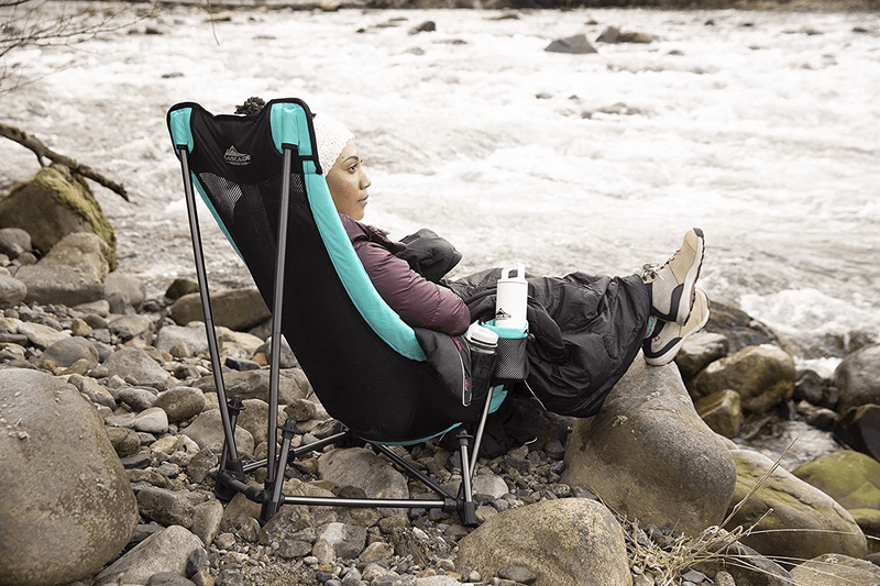 Cascade Mountain Tech Hammock Camp Chair with Adjustable Height - Ultralight for Backpacking, Camping, Sporting Events, Beach, and Picnics with Carry Bag Sporting Goods > Outdoor Recreation > Camping & Hiking > Camp Furniture Cascade Mountain Tech   