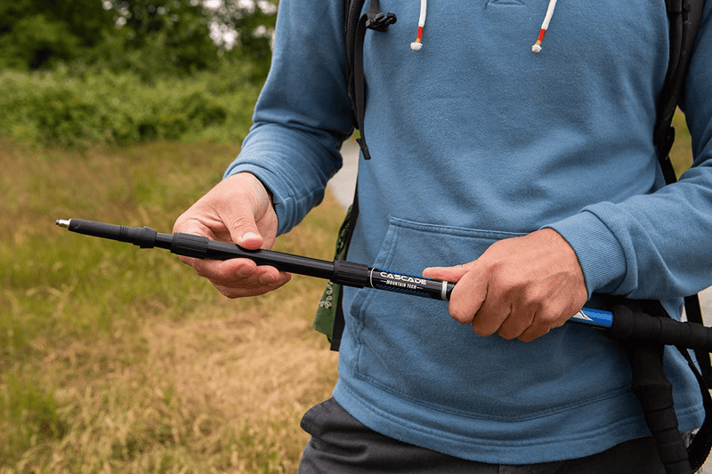 Cascade Mountain Tech Trekking Poles - Aluminum Walking Sticks with Adjustable Twist Locks Expandable to 54" (Set of 2) Sporting Goods > Outdoor Recreation > Camping & Hiking > Hiking Poles Cascade Mountain Tech   