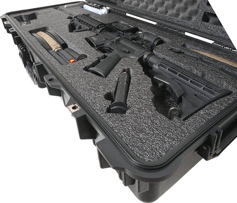 Case Club AR-15 Pre-Cut Waterproof Rifle Case with Included Silica Gel to Help Prevent Gun Rust & Small Waterproof Accessory Box (Gen 2) Sporting Goods > Outdoor Recreation > Winter Sports & Activities Case Club   