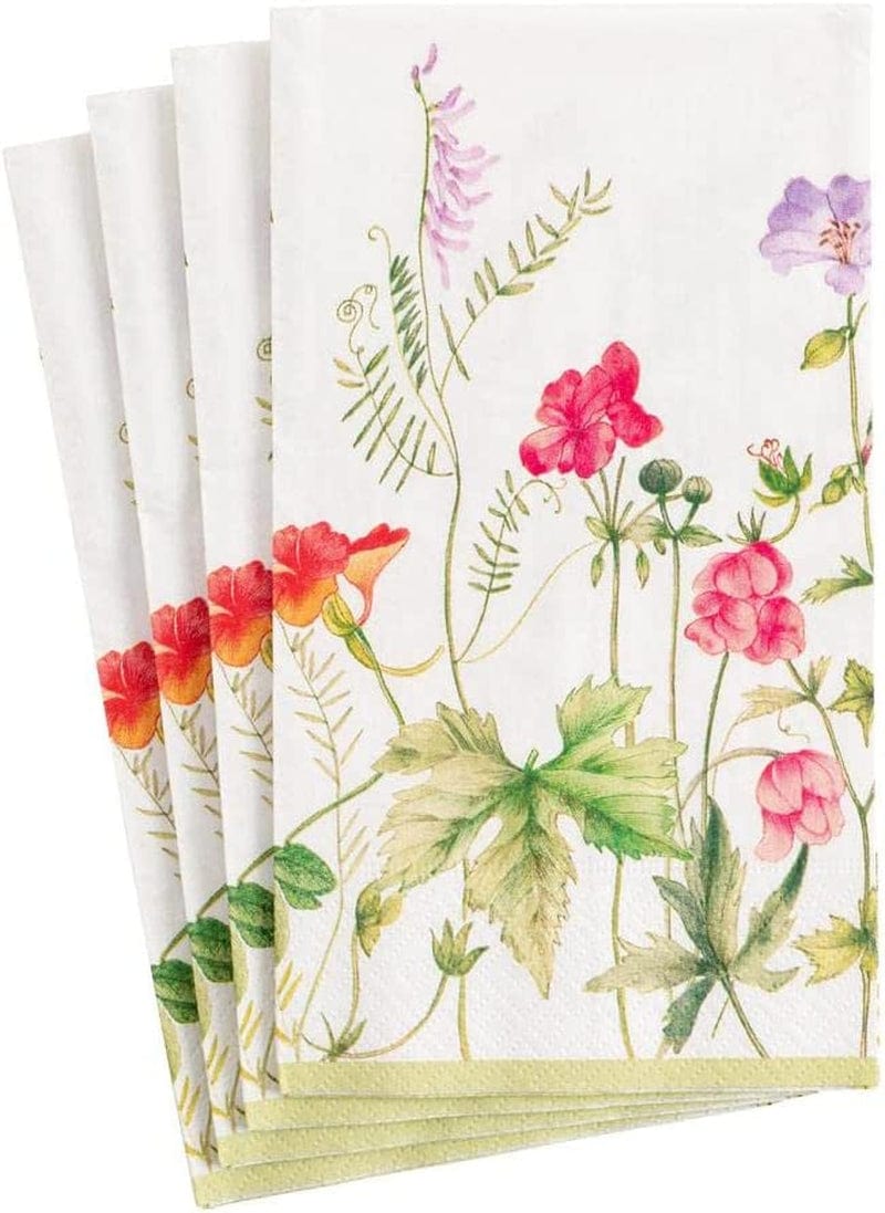 Caspari French Floral Paper Luncheon Napkins - 20 per Package Home & Garden > Kitchen & Dining > Barware Caspari 2 Guest Towel 