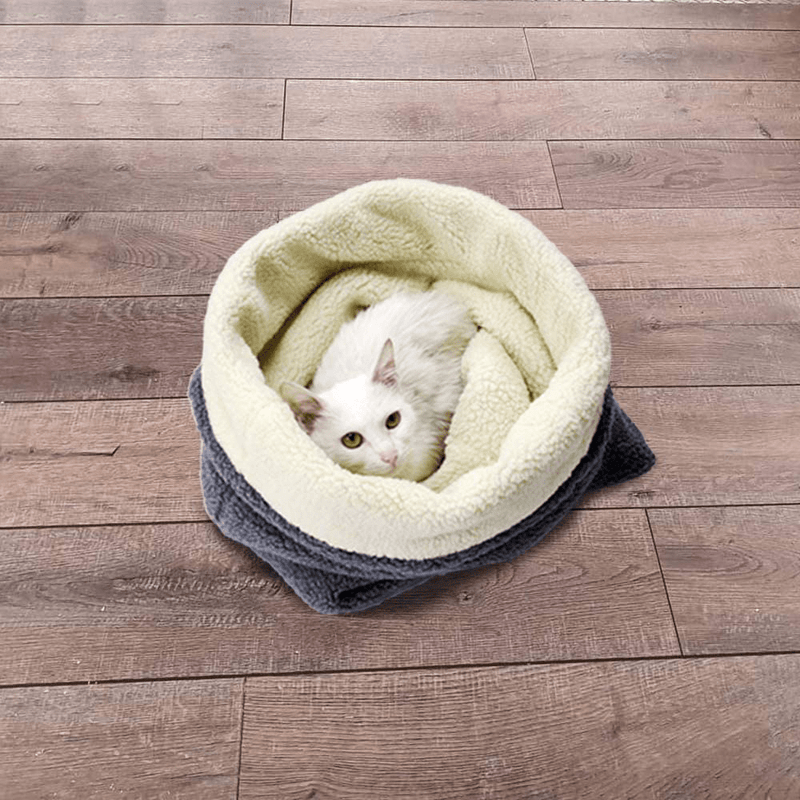 Cat Bed Cave Sleeping Bag, Pet Mat Self Warming Pad Sack for Cats and Small Dog Animals & Pet Supplies > Pet Supplies > Cat Supplies > Cat Beds Lorde   