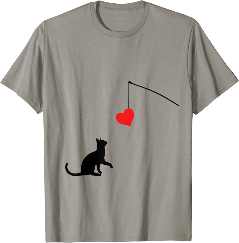 Cat Toy Shirt Valentine'S Day Gifts for Her or for Him Home & Garden > Decor > Seasonal & Holiday Decorations Unknown Slate Men XL
