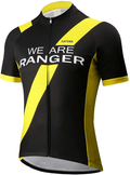 CATENA Men's Cycling Jersey Short Sleeve Shirt Running Top Moisture Wicking Workout Sports T-Shirt Sporting Goods > Outdoor Recreation > Cycling > Cycling Apparel & Accessories CATENA Yellow-18 Small 