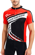 CATENA Men's Cycling Jersey Short Sleeve Shirt Running Top Moisture Wicking Workout Sports T-Shirt