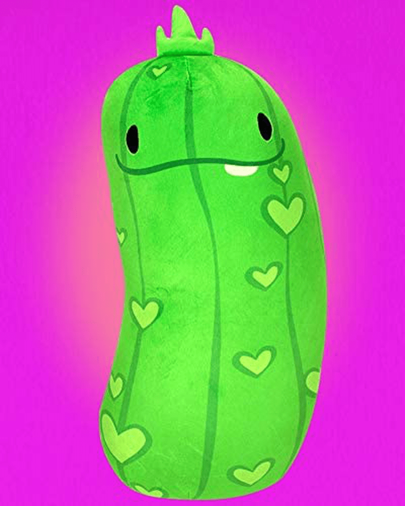 Cats vs Pickles - Hugger - Big Dill - 20" Super Soft and Squishy Stuffed Plush - Great Toys for Boys and Girls Age 4-7. Use to Create Fun Room Décor, as Calm Down Toys or Sensory Toys. Home & Garden > Decor > Seasonal & Holiday Decorations Cats vs Pickles   