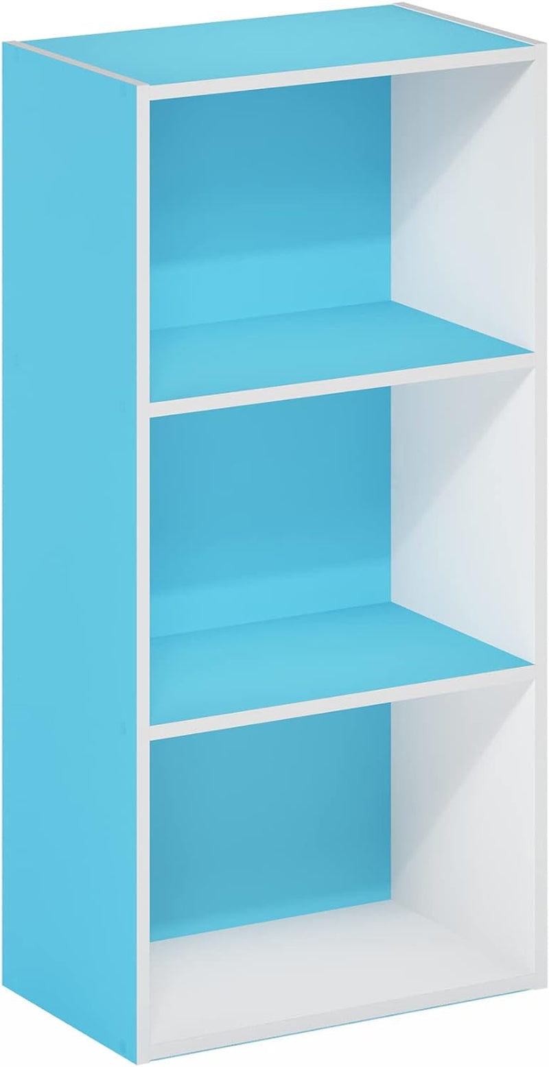 Furinno Luder Bookcase / Book / Storage, 2-Tier, White