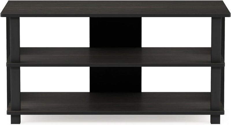 Furinno Sully 3-Tier Stand for TV up to 40, Espresso/Black